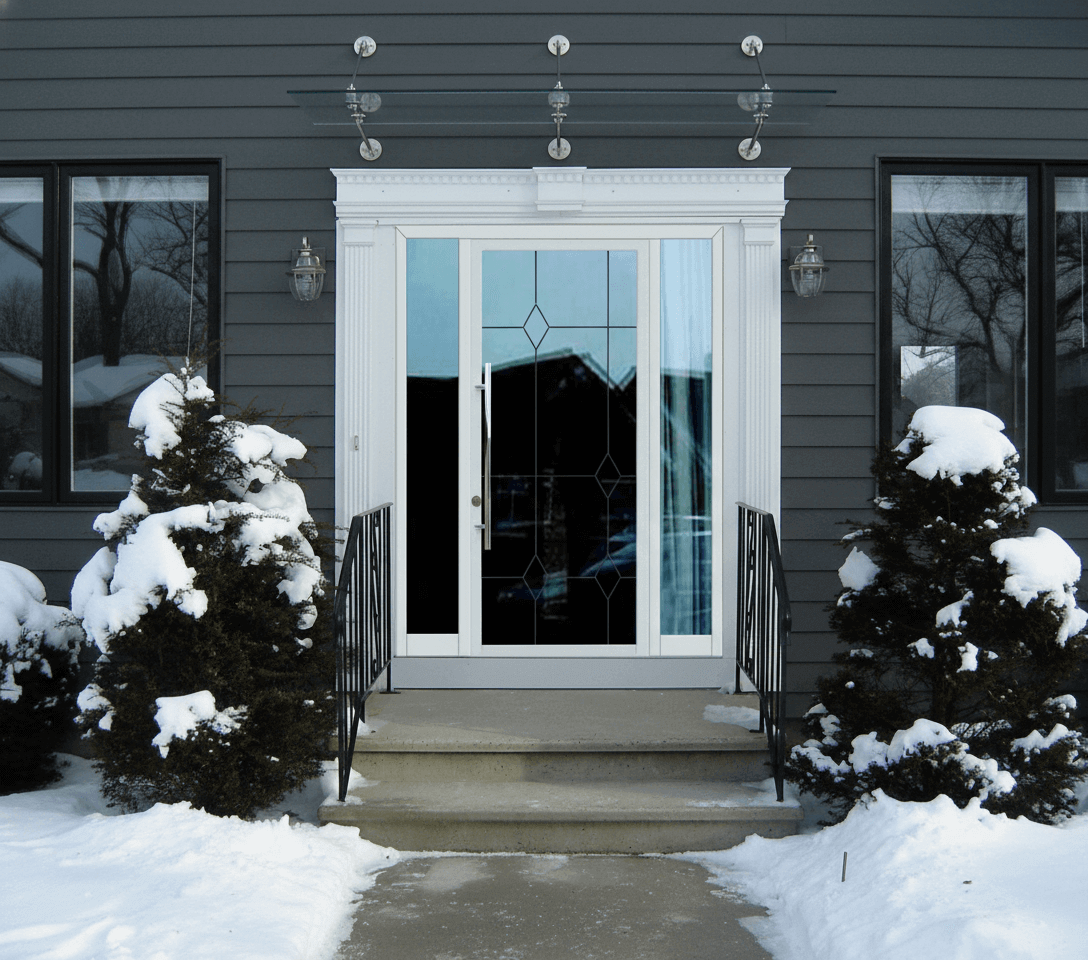 Стеклянные двери