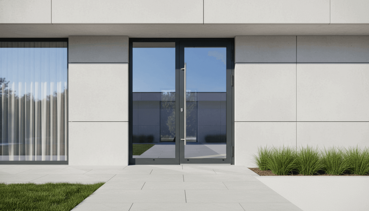 Стеклянные двери для частного дома