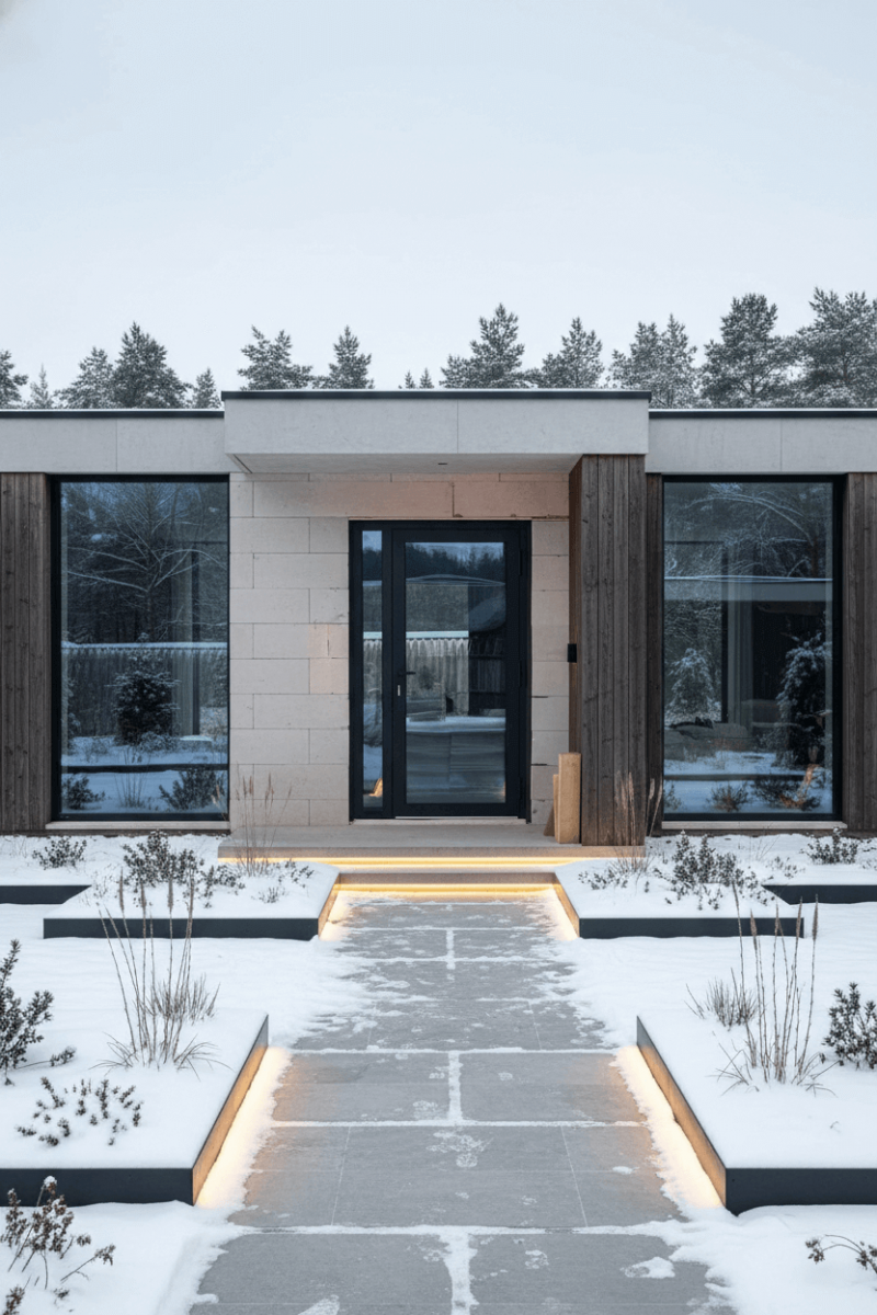 Дверь со стеклопакетом