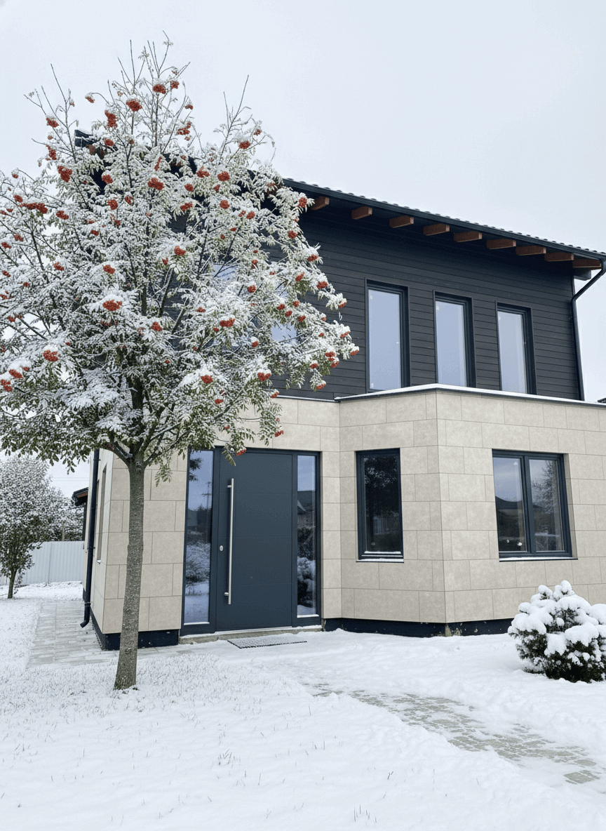 Входная дверь в современном доме