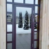 Входные зеркальные двери