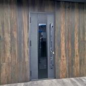 Дверь в дом из газосиликата 