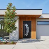 Алюминиевая дверь со стеклом Calida Composite