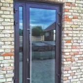 Стеклянные входные двери для дома Calida Glass