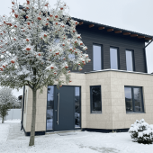 Распашная алюминиевая дверь