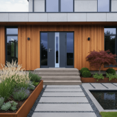 Алюминиевая дверь в дом Calida Modern