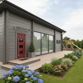 Наружная алюминиевая дверь