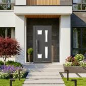 Входная дверь ПВХ в дом