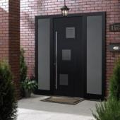 Алюминиевая дверь со стеклопакетом Calida Composite