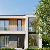 Теплые алюминиевые двери Calida Modern