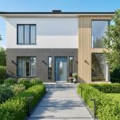 Теплые алюминиевые двери Calida Modern