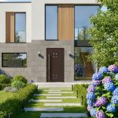 Теплые алюминиевые двери Calida Modern