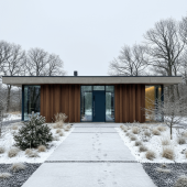 Наружная алюминиевая дверь Calida