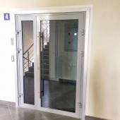 Алюминиевые противодымные двери