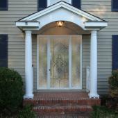 Стеклянные входные двери для дома Calida Glass