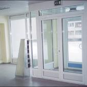 Входные двери ПВХ со стеклопакетом