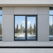 Алюминиевая дверь в дом Calida Glass