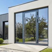 Входные двери со стеклопакетом 