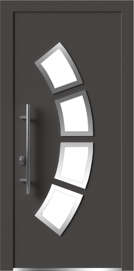 Алюминиевая дверь для зимы