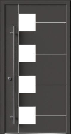Алюминиевая дверь для зимы Calida Modern